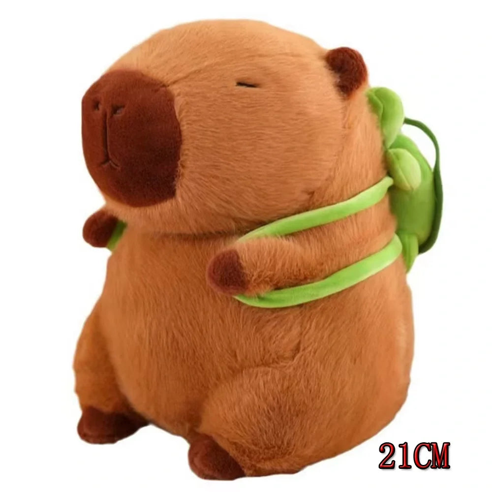 Simulation Fries Capybara Plush Toy Cloth Doll Cute Doll Capibara Anime Fluffty Toy Soft Capybara Plush Doll 