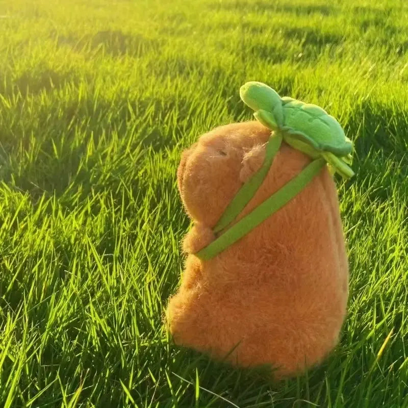 alt="Soft and cuddly capybara plush toy, perfect as a cute stuffed animal gift for kids or collectors"