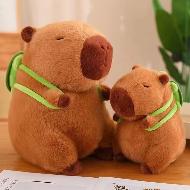 alt="Soft and cuddly capybara plush toy, perfect as a cute stuffed animal gift for kids or collectors"