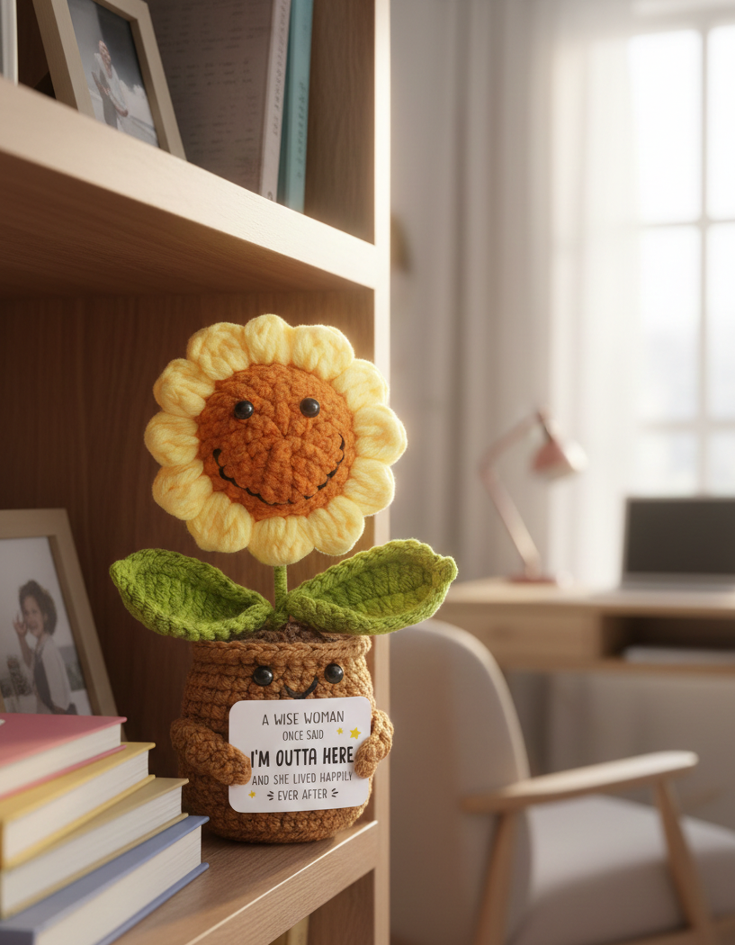 Handcrafted Empowering Sunflower