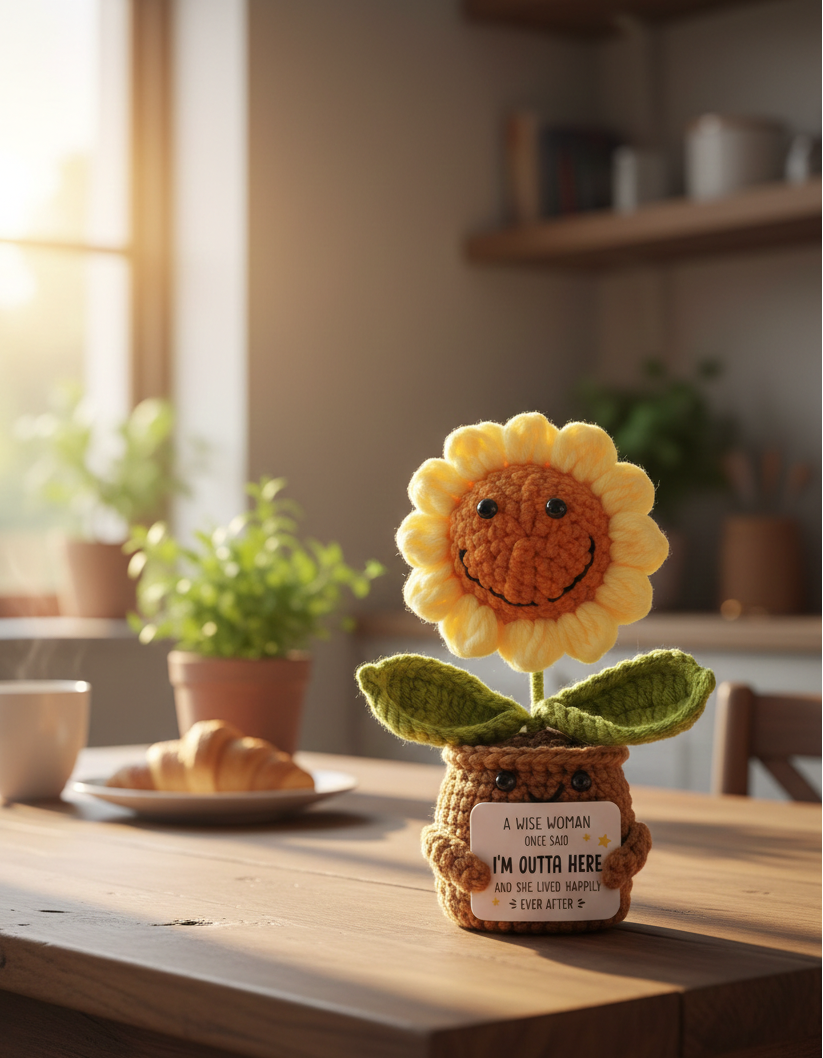 Handcrafted Empowering Sunflower