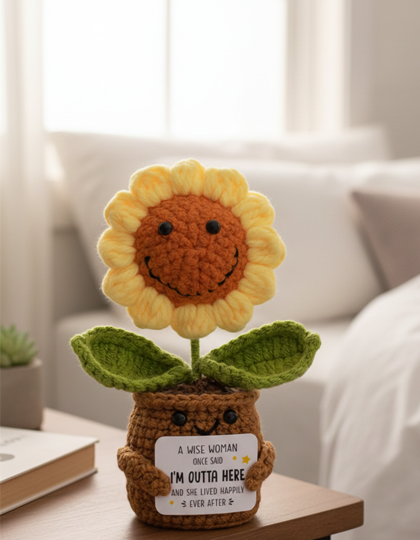 Handcrafted Empowering Sunflower