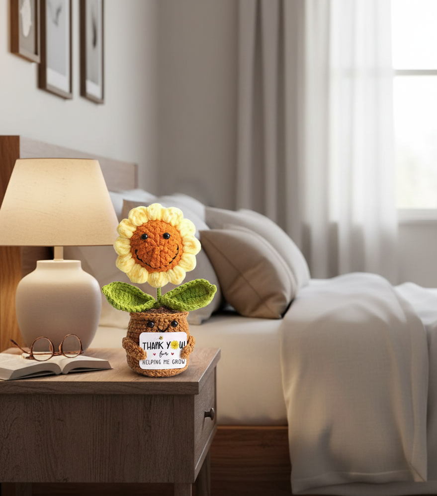 Handcrafted Grateful Sunflower
