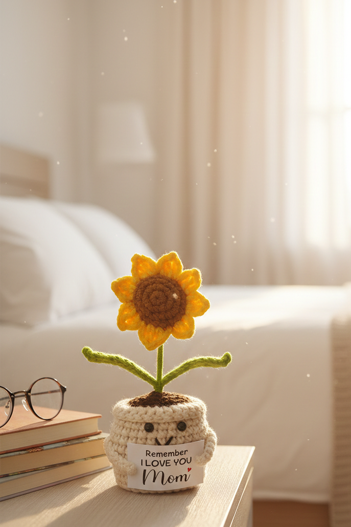 Handcrafted Loving Sunflower