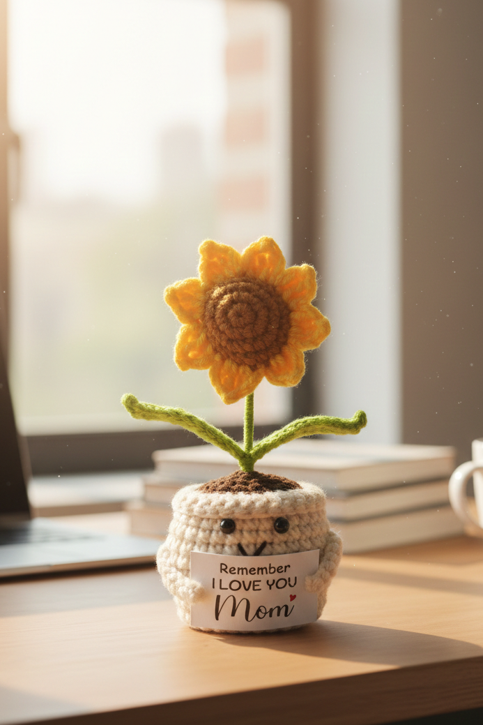 Handcrafted Loving Sunflower