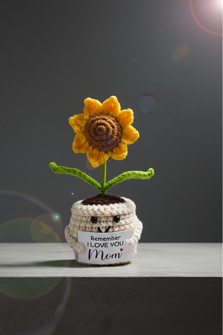 Handcrafted Loving Sunflower