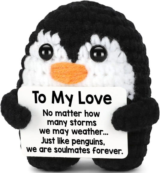 Handcrafted Loving Penguin