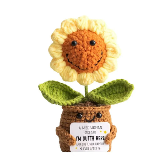Handcrafted Empowering Sunflower