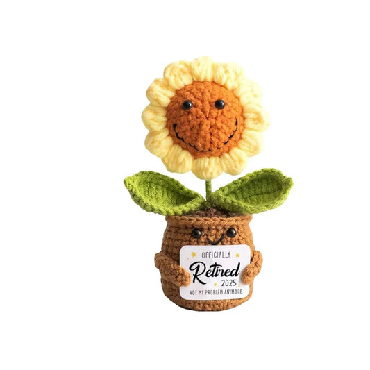 Handcrafted Retirement Sunflower