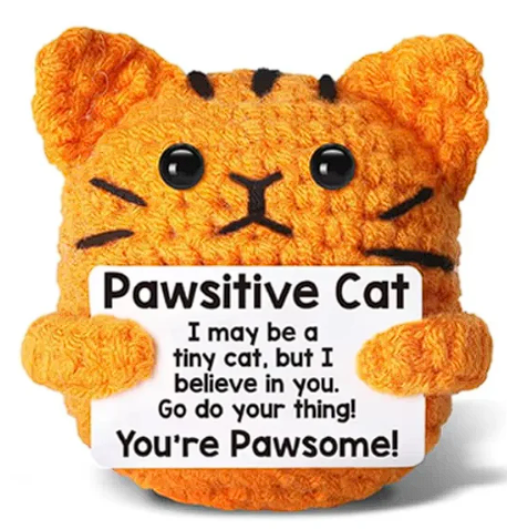 Handcrafted Uplifting Cat