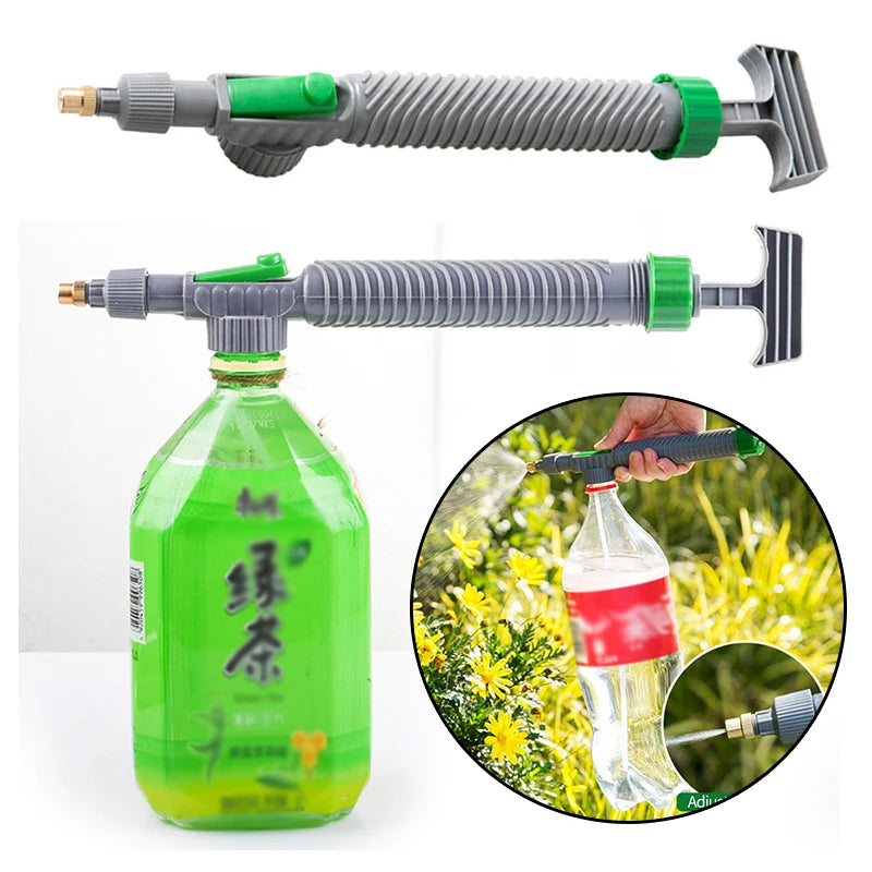 High-Pressure Spray Nozzle – Adjustable Bottle Sprayer for Gardening & Cleaning