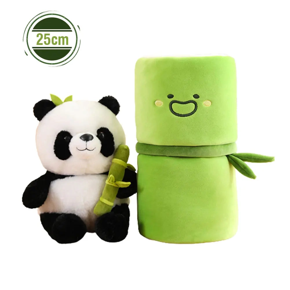alt="Soft and cuddly bamboo panda plush toy, perfect as a cute stuffed animal gift for kids, panda lovers, or plushie collectors"