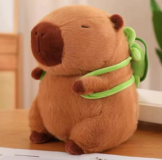 alt="Soft and cuddly capybara plush toy, perfect as a cute stuffed animal gift for kids or collectors"