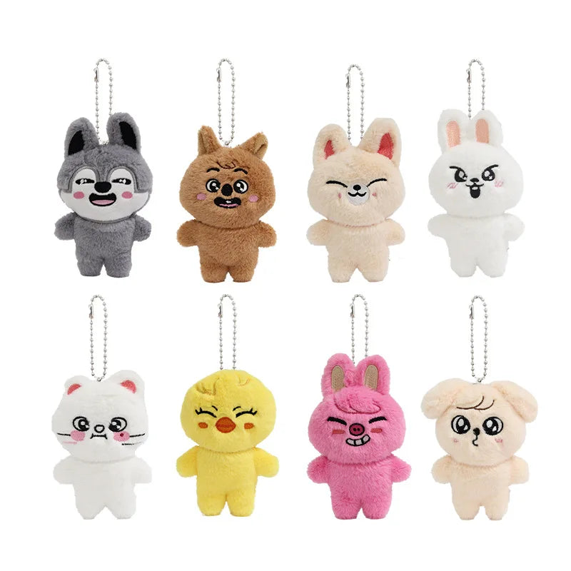 Charmoji Full Mood Pack – complete collection of expressive kawaii plush keychains with cute emotional faces and soft textures