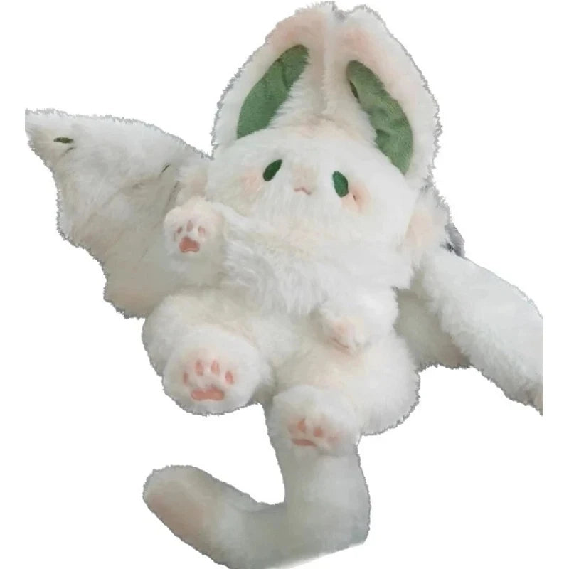 alt="Soft and cuddly bat plush toy with kawaii features, perfect as a cute stuffed animal gift for kids, teens, or plushie collectors"